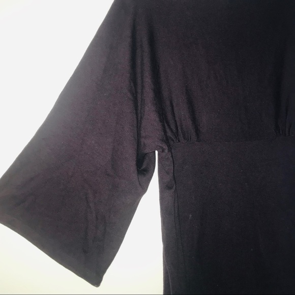 Gap Maternity Y2K Knit Purple  Empire Waist Top Sz M - Picture 5 of 6